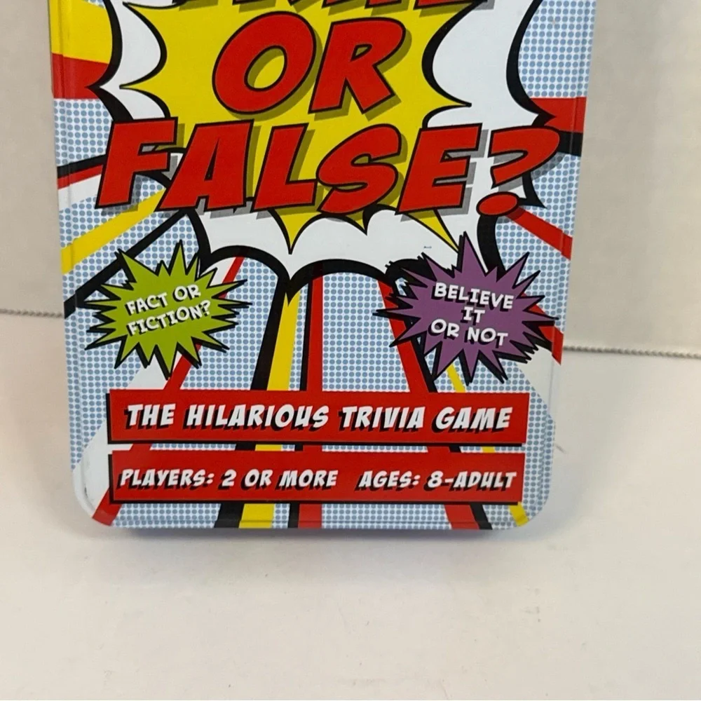 True or False -The Hilarious Trivia Game By Lagoon Group New Open Box